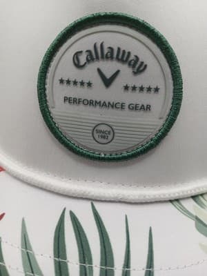 Callaway Aloha Collection Bogey Free Tropical Adjustable Woven Baseball Hat Cap - Thumbnail 3