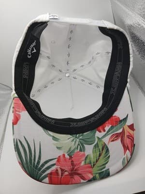 Callaway Aloha Collection Bogey Free Tropical Adjustable Woven Baseball Hat Cap - Thumbnail 8