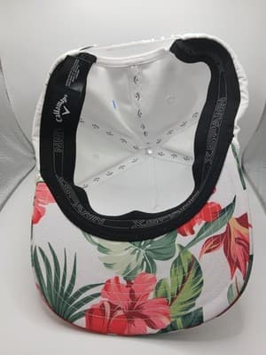 Callaway Aloha Collection Bogey Free Tropical Adjustable Woven Baseball Hat Cap - Thumbnail 10