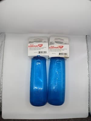First Essentials Nuk blue latex baby bottle New 2 Pack - Thumbnail 2