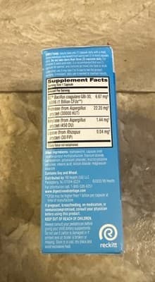 Digestive Advantage Probiotics + Intensive Bowel Support 32 Capsules Exp 01/27 - Thumbnail 2