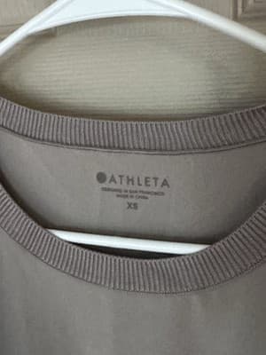 Athleta Rincon Dress Women's Size XS Cinch Waist Gray Athleisure Travel - Thumbnail 2