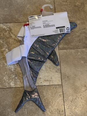 NEW Way To Celebrate Halloween Pet Costume: Shark, Size Large - Thumbnail 4