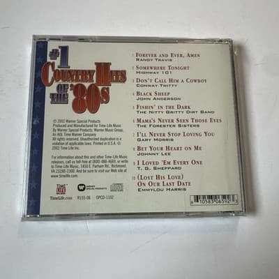 TIME LIFE MUSIC #1 COUNTRY HITS OF THE '80S 10 TRACK CD NEW-SEALED - Thumbnail 2