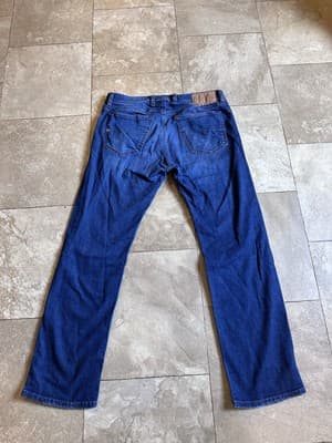 Mens Diesel WAYKEE RF006 Stretch Straight Blue Jeans W32 L30 Buttonfly - Thumbnail 7