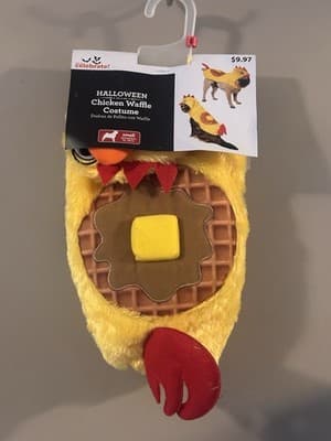 NEW Way To Celebrate Halloween Pet Costume: Chicken waffle , Size SMALL - Thumbnail 6
