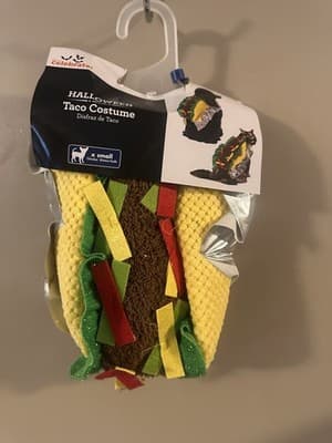 NEW Way To Celebrate Halloween Pet Costume: Taco , Size X-SMALL - Thumbnail 2