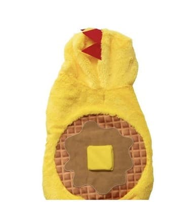 NEW Way To Celebrate Halloween Pet Costume: Chicken waffle , Size SMALL - Thumbnail 3