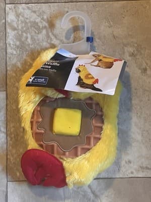NEW Way To Celebrate Halloween Pet Costume: Chicken waffle , Size LARGE - Thumbnail 7