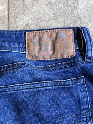 Mens Diesel WAYKEE RF006 Stretch Straight Blue Jeans W32 L30 Buttonfly - Thumbnail 9