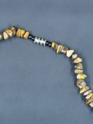 Chunky Amber Jewelry Beaded Beautiful 16”Necklace - Thumbnail 3