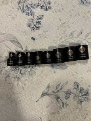 Stanley Black Chrome 8 Piece Set Socket Standard SAE 3/8” Drive (P)