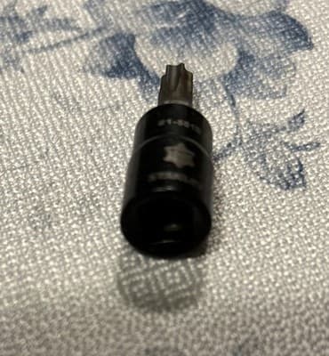 Stanley Black Chrome Torx Bit T27 ,91-581B 1/4” Drive (W) - Thumbnail 2