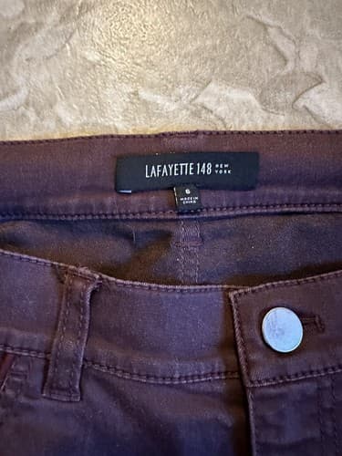 Eileen Fisher Petite Womens Size 12 Dark Wash Organic Cotton Skinny Denim Jeans - Thumbnail 2