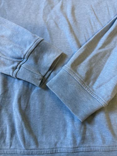Peter Millar Blue Cotton L/S 1/4 Zip Pullover Men's Sz M! EUC!! - Thumbnail 4