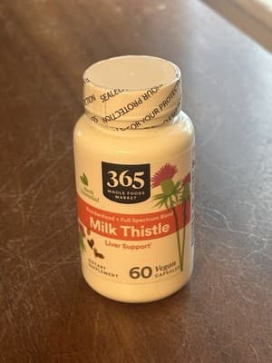 365 by Whole Foods Market Milk Thistle Liver Support 60 Vegan Capsules