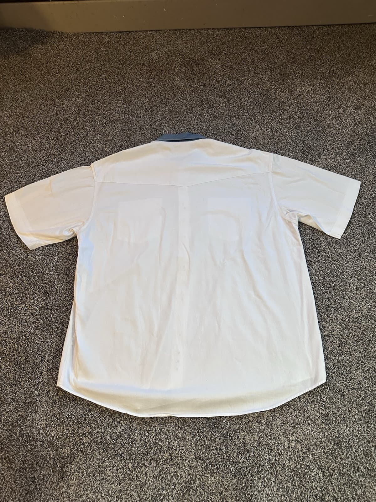 Roper Men's X Large Solid Short Sleeve Western Shirt - Pristine Condition!! - Thumbnail 4