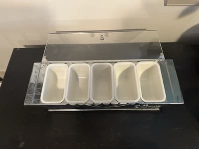 Ultimat Vodka Bar Condiment Garnish Tray, Heavy Metal - Thumbnail 2