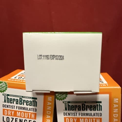 The Breath Co Fresh Breath Dry Mouth Lozenges Citrus + Mint 100 count Exp 02/24 - Thumbnail 3