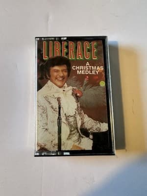 LIBERACE A CHRISTMAS MEDLEY Cassette Brand New-Factory Sealed!!