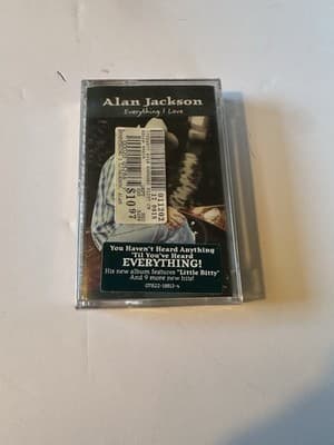 Alan Jackson - Everything I Love CASSETTE TAPE 1996 NEW SEALED + HYPE STICKER!!