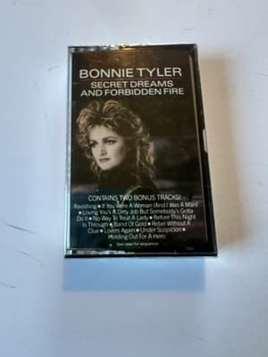 BONNIE TYLER - SECRET DREAMS AND FORBIDDEN FIRE Cassette, New/sealed!!!