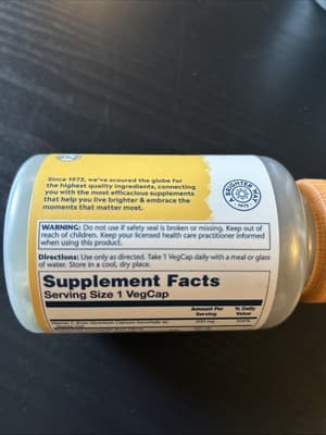 Solaray Reacta-C 120 VegCap 24 hr Time Release Immune Support 500mg Exp 02/2028 - Thumbnail 2
