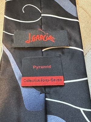 Jerry Garcia Tie Abstract Pyramid Collection 47 Limited Edition Hand Made Silk - Thumbnail 3