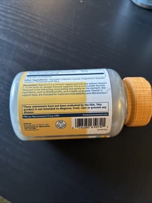 Solaray Reacta-C 120 VegCap 24 hr Time Release Immune Support 500mg Exp 02/2028 - Thumbnail 4