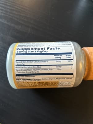 Solaray Reacta-C 120 VegCap 24 hr Time Release Immune Support 500mg Exp 02/2028 - Thumbnail 3