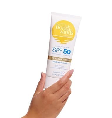 Bondi Sands Fragrance Free Sunscreen Body Lotion SPF 50 Hydrating Broad Spectrum - Thumbnail 3