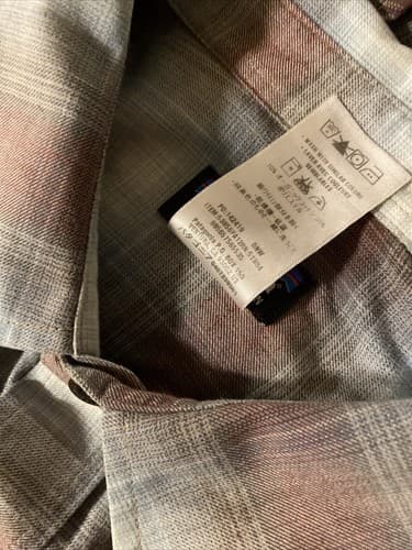 Mens Patagonia Button Shirt Size XL Plaid Organic Cotton Blend Light Weight - Thumbnail 7