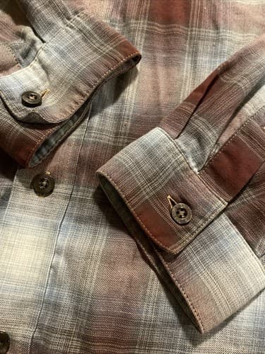 Mens Patagonia Button Shirt Size XL Plaid Organic Cotton Blend Light Weight - Thumbnail 4