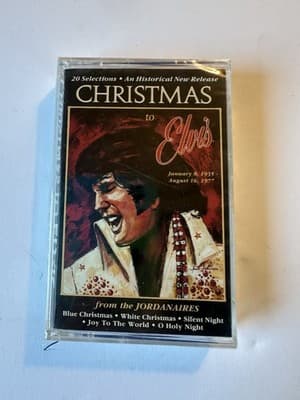 NEW, Sealed! CHRISTMAS TO ELVIS FROM THE JORDANAIRES (1978 Cassette Tape)