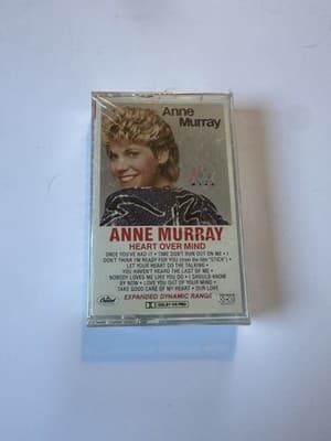 Brand New, Sealed!! Anne Murray Cassette Tape Heart Over Mind