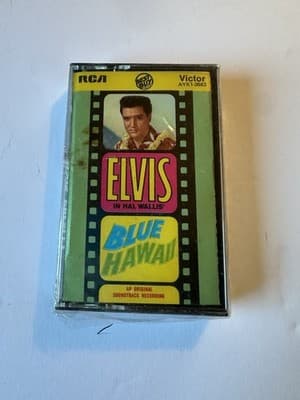 Elvis Presley Blue Hawaiian Soundtrack Cassette Tape New Sealed RCA Victor 1961