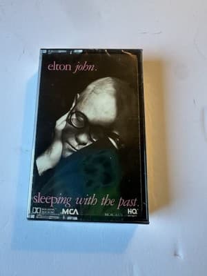 Elton John Sleeping with the Past 1989 Promo Cassette Brand New, Factory Sealed!