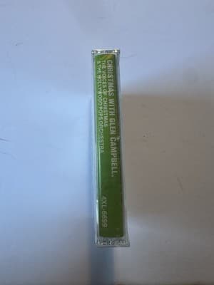 Brand New, Sealed!! Christmas with Glen Campbell Cassette, 1986, Capitol - Thumbnail 3