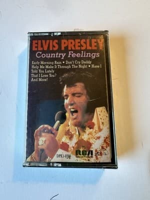 "Elvis Presley" Country Feelings 1987 Cassette Tape,New Sealed Cassette