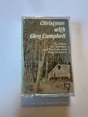 Brand New, Sealed!! Christmas with Glen Campbell Cassette, 1986, Capitol