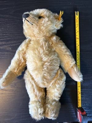 1909 Classic Teddy Bear Replica Steiff Knopf Im Ohr Gowler Button Germany Nice