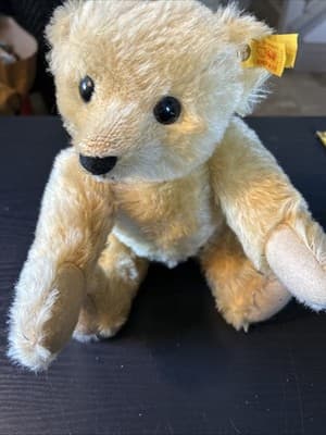 1909 Classic Teddy Bear Replica Steiff Knopf Im Ohr Gowler Button Germany Nice - Thumbnail 3