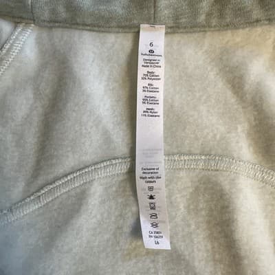 Lululemon Womens Size 6 Scuba Hoodie Stretch Slope Light Green/Mint - Thumbnail 4
