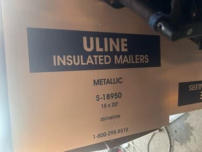 ULINE Insulated Metalized Mailers for Cold Shipping 15 X 20 / 20 Case S-18950