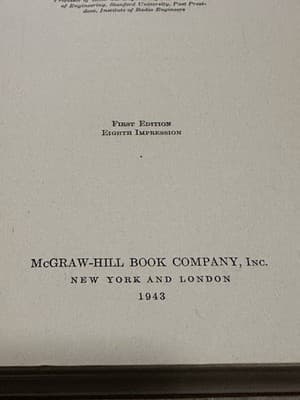 Radio Engineers' Handbook by Frederick Terman (1943,Hardcover) - Thumbnail 7