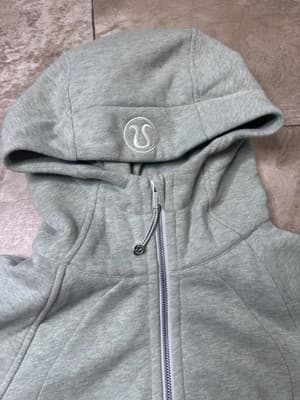 Lululemon Womens Size 6 Scuba Hoodie Stretch Slope Light Green/Mint - Thumbnail 7