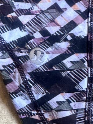 Lululemon Sculpt Tank II Geometrical Purple/black Sz 6/8 - Thumbnail 4