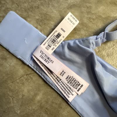 NET Victoria's Secret Lavender Push Up Bra 38D Padded-EUC!! - Thumbnail 5