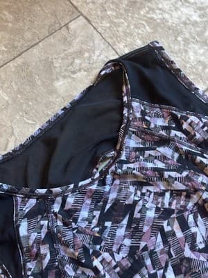 Lululemon Sculpt Tank II Geometrical Purple/black Sz 6/8 - Thumbnail 2