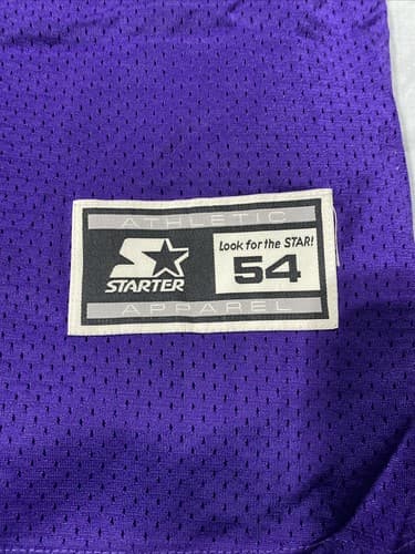NWT VTG 1995 Minnesota Vikings Cris Carter #80 Starter Football Jersey 54 XXL - Thumbnail 3